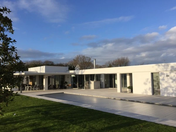 Abords de piscine - paysagiste Vannes