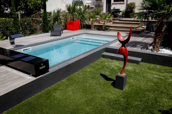 Abords de piscine - paysagiste Vannes