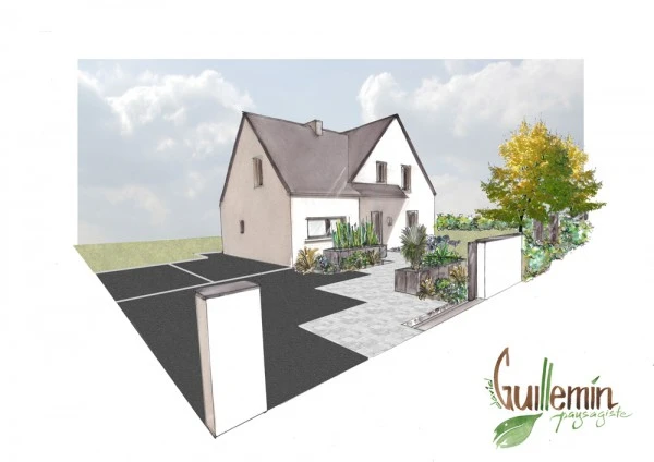 Projet esquisse - paysagiste Vannes