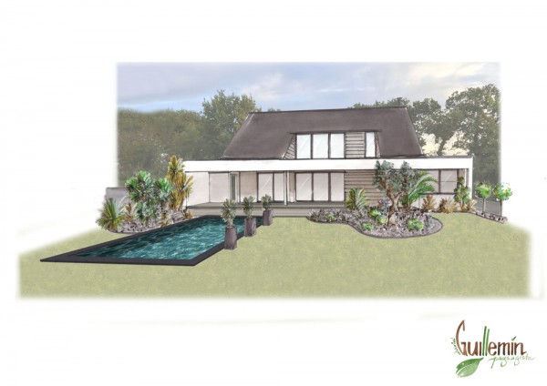 Projet esquisse - paysagiste Vannes