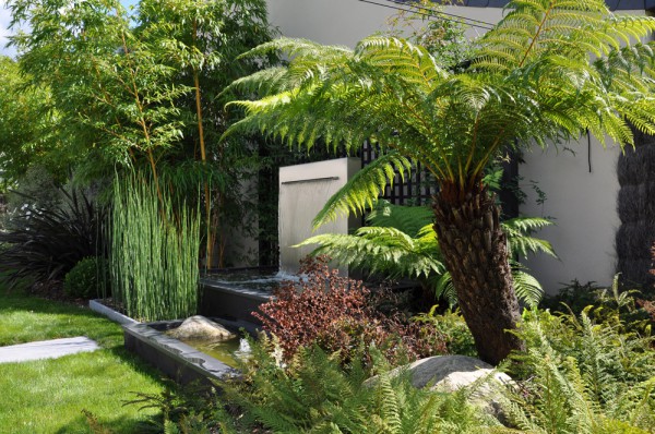 Bassin, fontaine, végétal - paysagiste Vannes