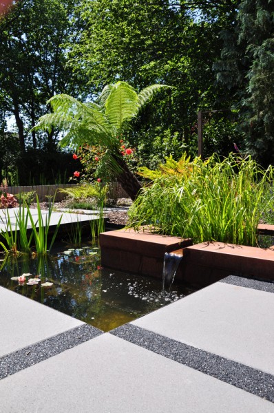 Bassin en corten