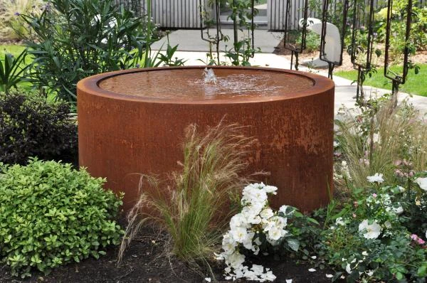 Fontaine en corten