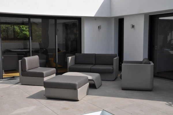 Terrasse dallage céramique sur plots