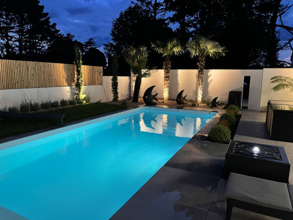 Dallage piscine - paysagiste Vannes