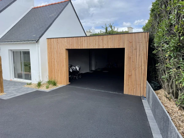 Carport sur mesure - paysagiste Vannes