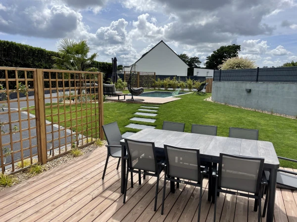 Terrasse bois - paysagiste Vannes