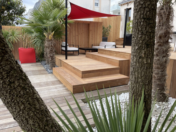 Terrasse bois - paysagiste Vannes