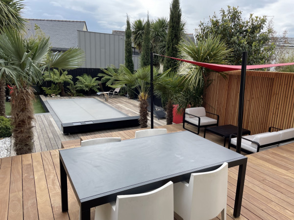 Terrasse bois - paysagiste Vannes