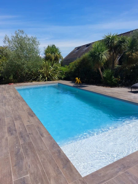 Dallage piscine - paysagiste Vannes