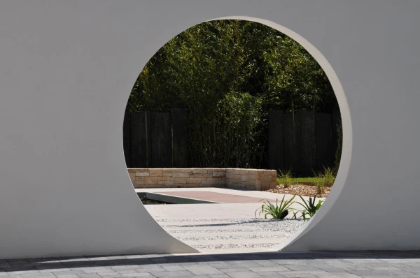 Mur rond sur mesure