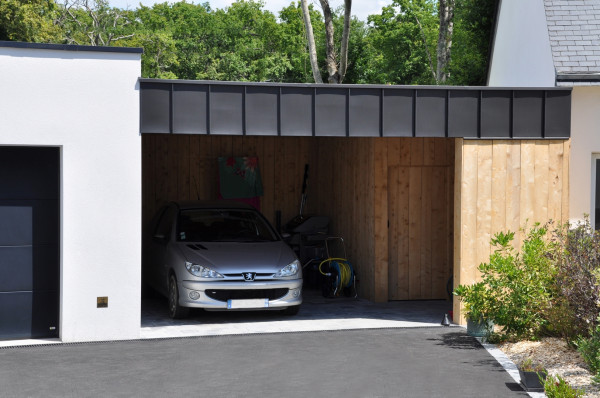 Carport sur mesure - paysagiste Vannes