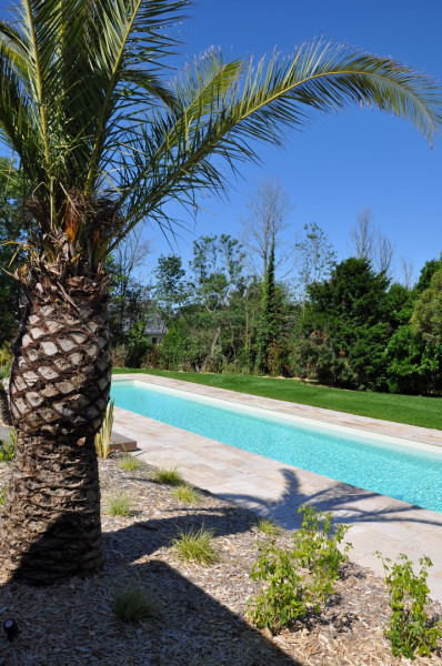 Abords de piscine - paysagiste Vannes