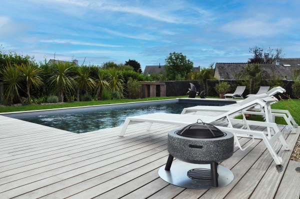 Abords de piscine - paysagiste Vannes