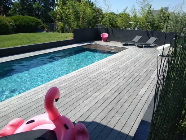 Terrasse bois, paysagiste vannes
