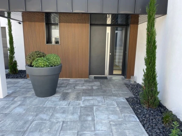 Pavage multiformat entrée - paysagiste Vannes