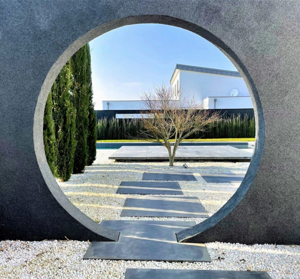 Mur rond sur mesure