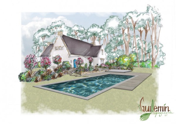 Création de plan jardin à Saint-Avé